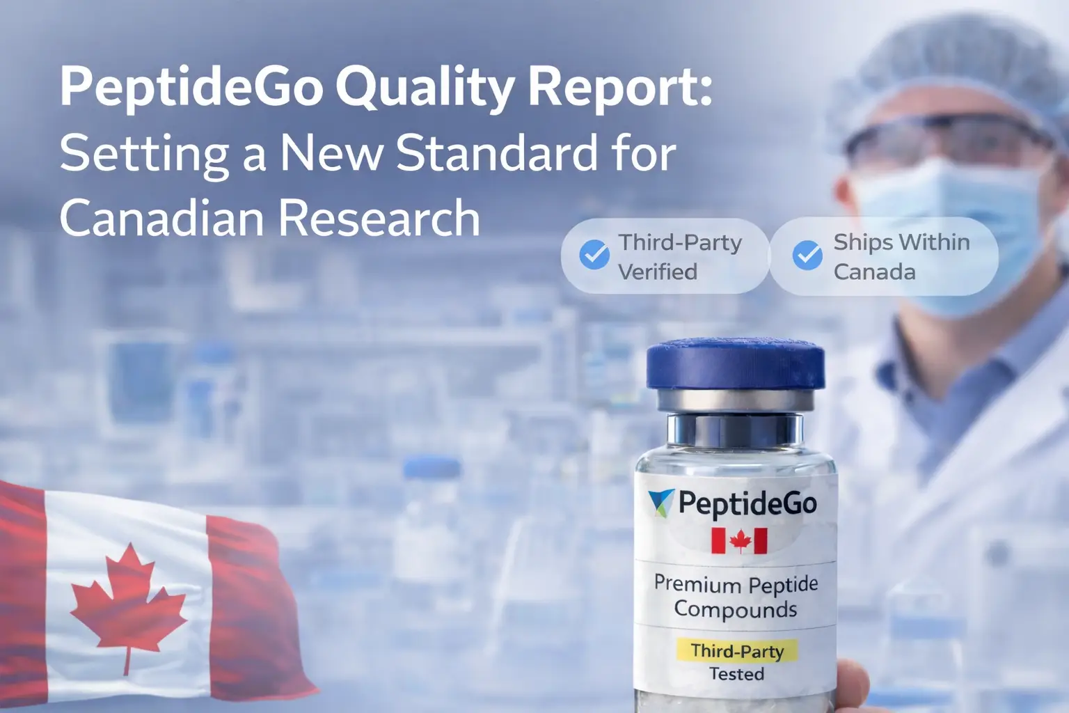 PeptideGo Quality Report: Setting a New Standard for Canadian Research